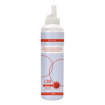 Vegan SPF 50 Sunscreen Mousse för känslig svart hud - Icke -fet solkräm UVA UVB Protector