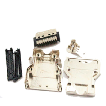 Shielded Backshell Kits 26P Straight With Spring Latchs