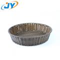 Washable round PP Rattan fruit and vegetable basket