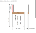 3,7V 650mAh πολυμερή μπαταρία λιθίου