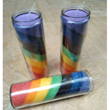 Мульты -колер 8 цаляў Рэлігійныя свечкі свечкі свечкі