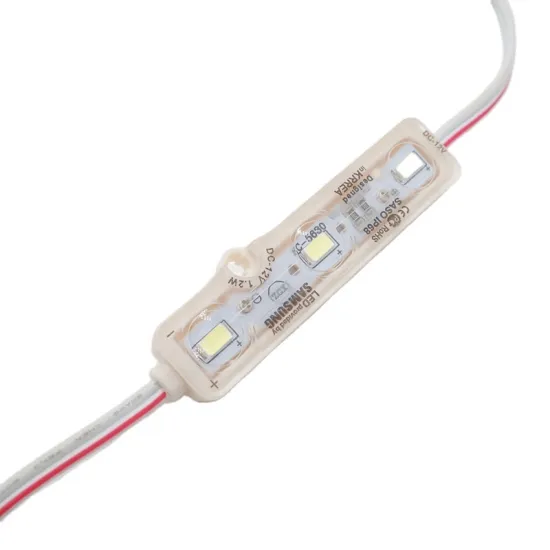 Korea-Sourced 1.2W 5730 LED Module with 3 LEDs, 160° Angle, SMD IP65, 12V & Transparent Lens for Signage