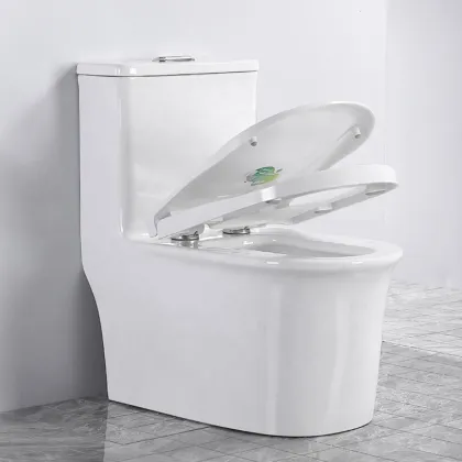 Siphon Sanitary Ware WC Inodoro - 300mm Elongated One Piece Dual Flush Toilet