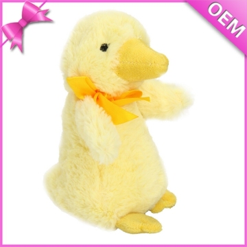 Lovely yellow stuffed duck toy ,duck plush toy