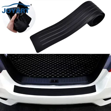 Universal Black Rubber Rear Bumper & Door Sill Guard for Car & SUV