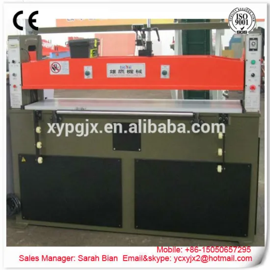 Chaoying brand from Xiongying hydraulic plane eva foam rubber sole/rubber gasket cutting machine with CE