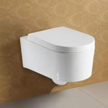 Wall Hung Round Bathroom Ceramic Toilet