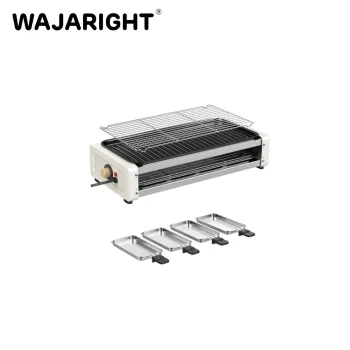 Large Double-Layer Electric Grill