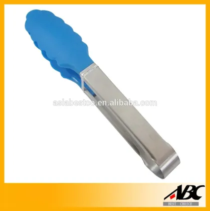 Flower Shape Stainless Steel Kitchen Salad Tong