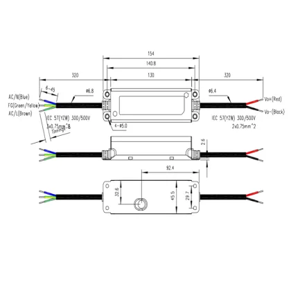 IP65 waterproof dimmable led driver for led lighting power supply