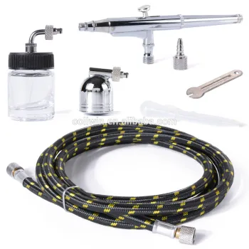 0.3mm Dual Action Gravity Feed Airbrush Gun for Cake Paint Tattoo AS-17