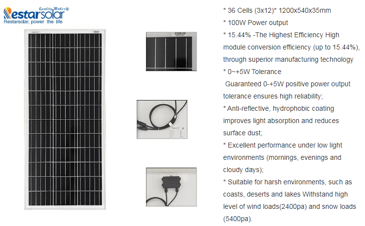 Cina Pannello solare da 100W Solar Street Light Small Produttori