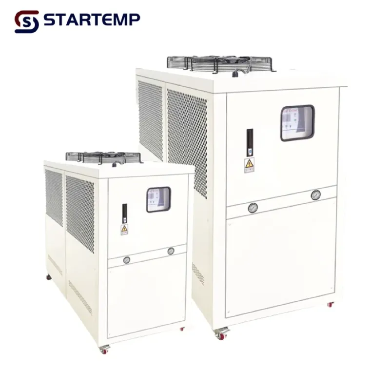 Small Air-Cooled Water Chiller for Cold Plunge Pools in Plastic Industry