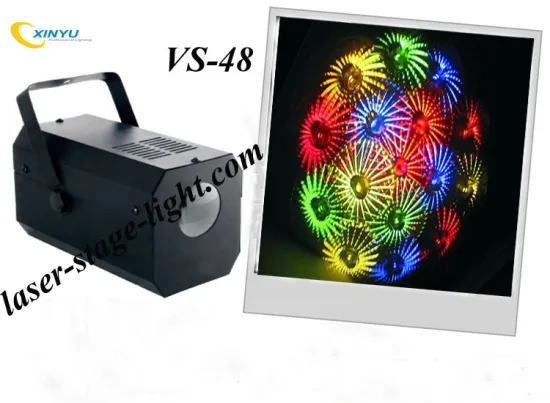 Vs-48 Sound Control Chrysanthemum 12v 50w Led Effects Of Lighting For Disco, Clubs, Ktv