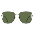 Lentes verdes óculos de sol polarizados de grandes dimensões para pescar