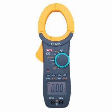 1,000A AC/DC Auto-ranging Digital Clamp Meter with 3 3/4 Digits and Data-hold Function