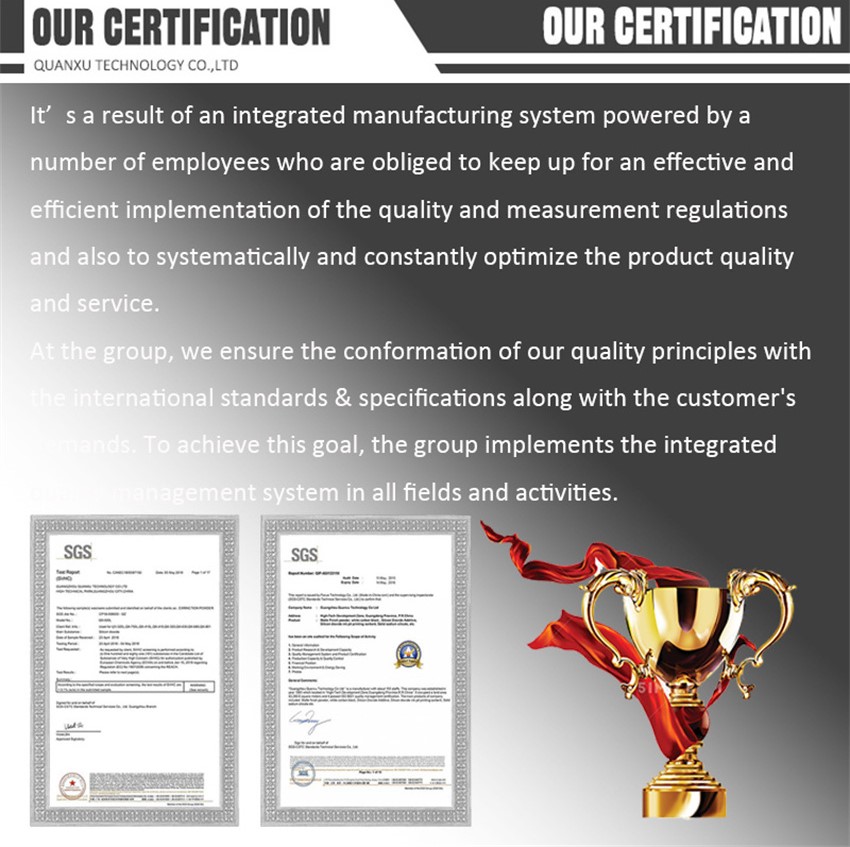 Our Certification 1