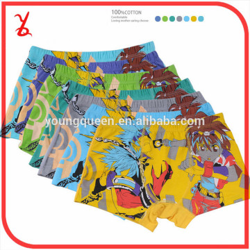 IK06 Children's boxer underwear wholesale boy's underwear Lycra cotton printing underwear