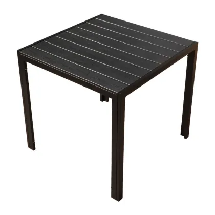Alu Table and Aluminum Chair Outdoor Quartet