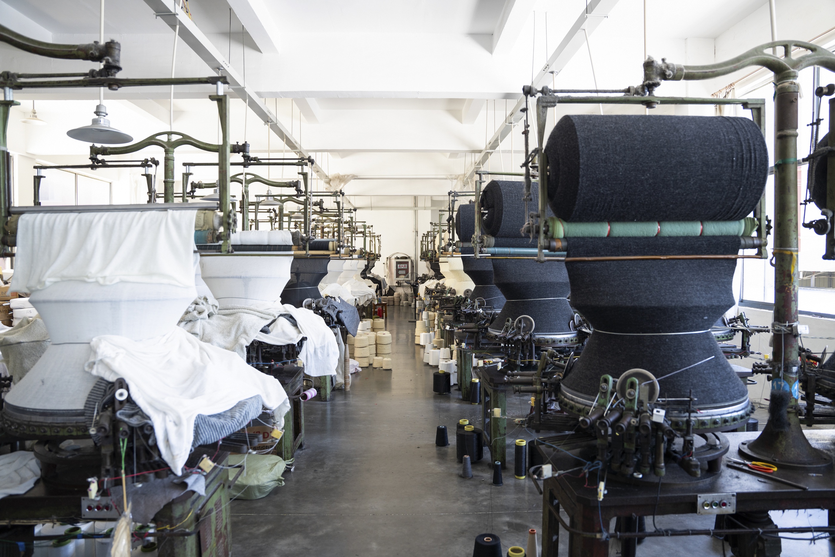 Shanglin Textile knitting factory Wuxi China