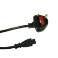 3 Prong UK Plug AC Power Cable