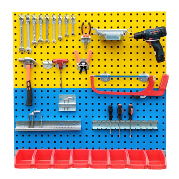 Metal Pegboard Garage Organizer z haczykami