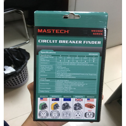 EU Socket Tester RCD Electric Circuit Breaker Finder