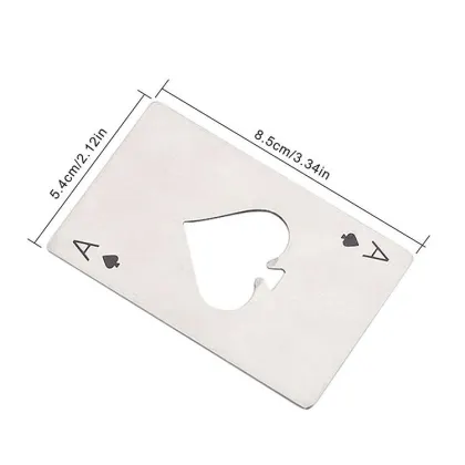 Hot Sale Popular Beer Bottle Opener Ace of Spades Beer Cap Opener