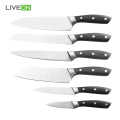 Cuchillo de cocina profesional 14pcs con bloque de madera