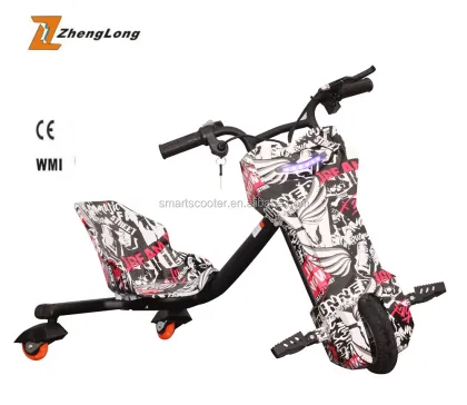 100w 12v Mini Drift Trike 3-Wheel Drift Scooter for Kids