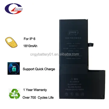High Capacity Li-ion Mobile Phone Batteries for iPhone
