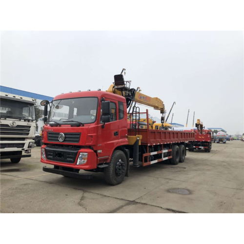 Dongfeng 240Hp 6x4 truck mounted 8 tons crane