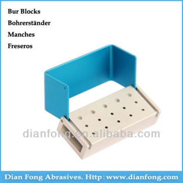 BB211 Sterilisable Aluminium Bur Blocks For High Speed FG Burs And Low Speed RA burs 15 Holes