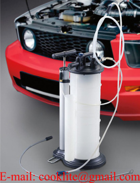 Manual 9L transmission oil changer vacuum fluid extractor pump tank