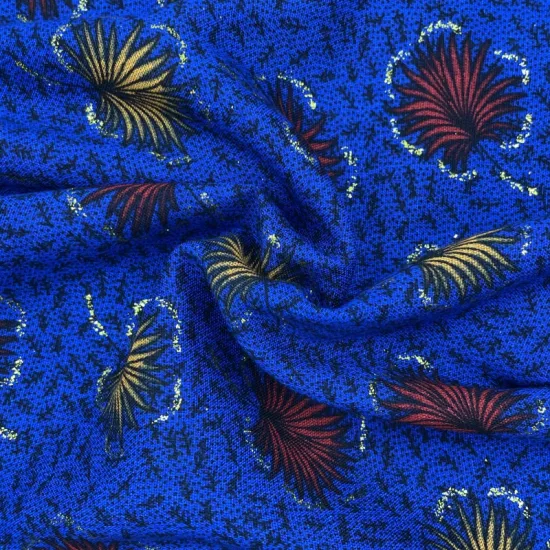 No Fading Plain Weave Printed Rayon Cloth