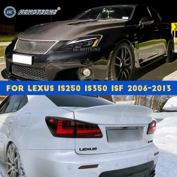 HCMOTIONZ LED CAR LAMPS ชุดสำหรับ Lexus IS250 IS350 ISF 2006-2013 ไฟท้ายและชุดประกอบไฟหน้า