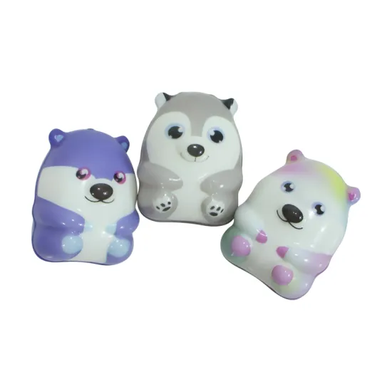 Wholesale Cute Animal Shape PU Foam Anti-Stress Squeeze Toys