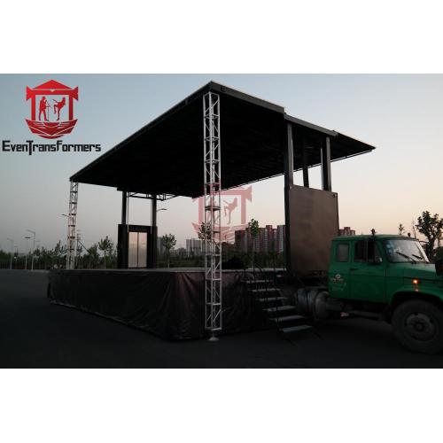 Mobile Retractable Stages Mobile Stage Trailer Prices Factory