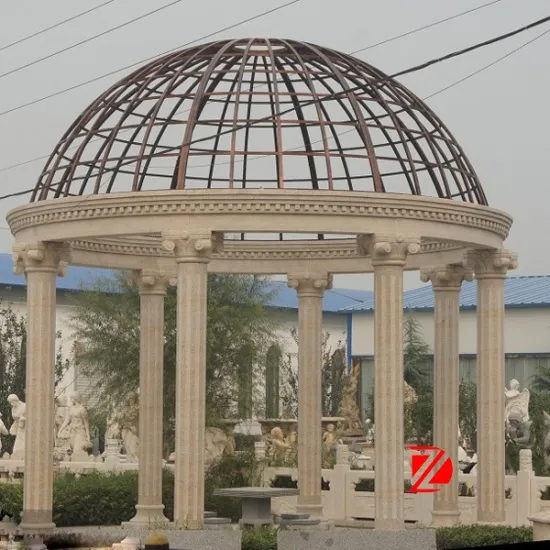 Garden stone gazebo tent