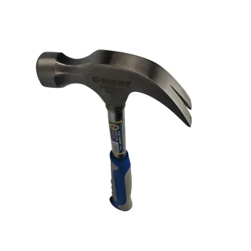 12 oz High Quality Carbon Steel Forged Hand Tools: Claw Hammer with Steel Handle