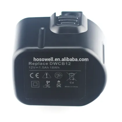 China Manufacturer Power tool battery for Dewalt DWCB12