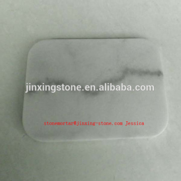 grey white marble serving tray /rectangle cheese board with handle /marble cutting board