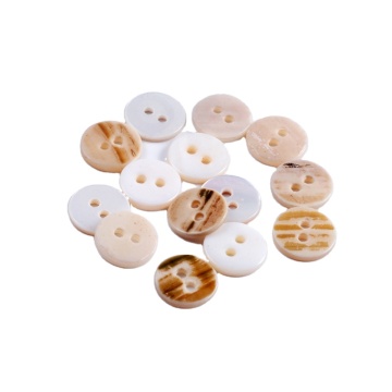 Quality Natural River Shell Buttons - BN80063 for Clothing and Sewing