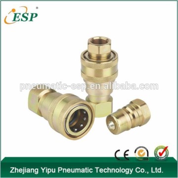 ISO 7241-B Close Type hydraulic brass types of fluid coupling(Steel )