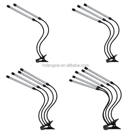 4-Head 80W LED Plant Grow Light for Indoor Gardening