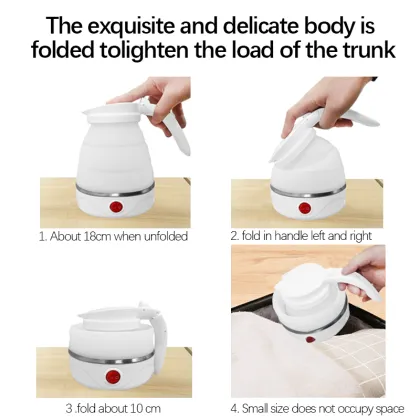Portable Silicone Folding Electric Kettle - KitchenAid Tea Kettle