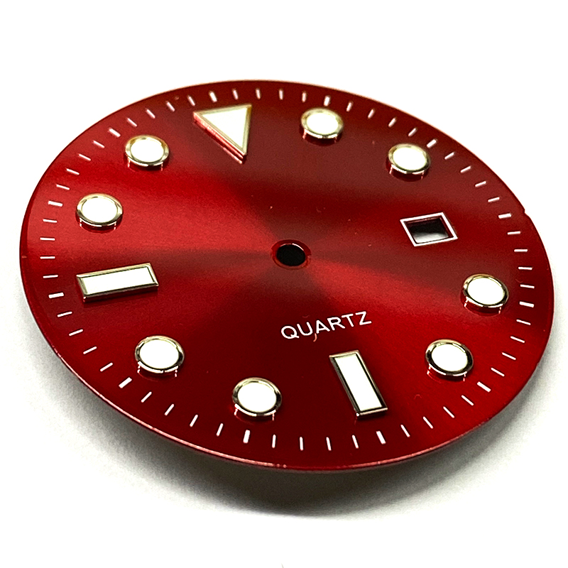 Sunray 28.5mm 다이빙 시계 다이얼, 고품질 Sunray 28.5mm 다이빙 시계 다이얼