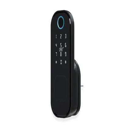 Waterproof Digital Password Gate Rim Latch Lock with WiFi Smart Home TTlock App Control Metal Door Lock