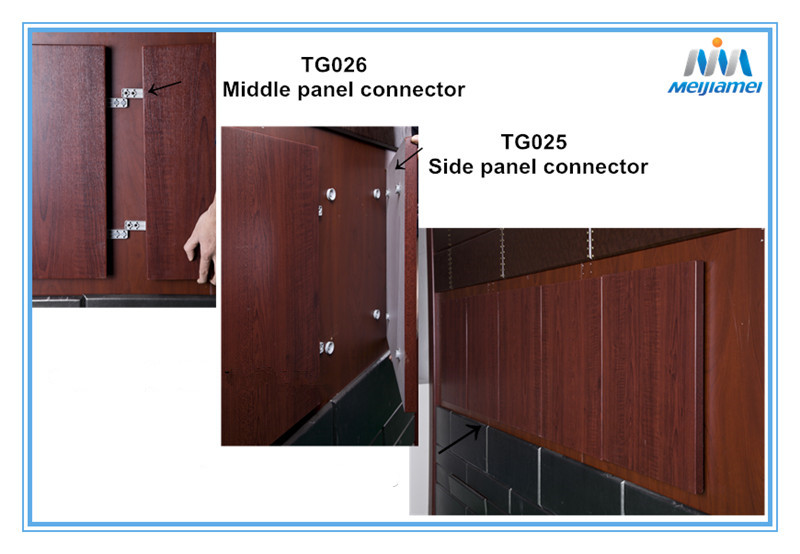 fast connection wall panel clip