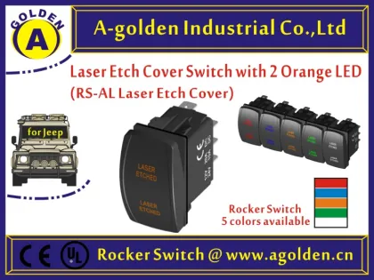 MARINE SWITCH ROCK RED BOAT ROCKER SWITCH WITH AMABER LIGHTS laser carling switch